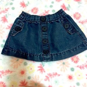Baby girl denim skirt